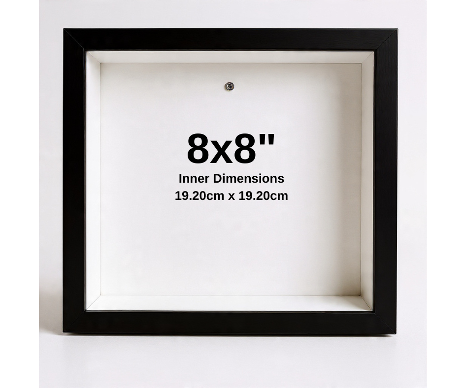 8x8 Inches | Shadowbox frame for Dried Flower Preservation