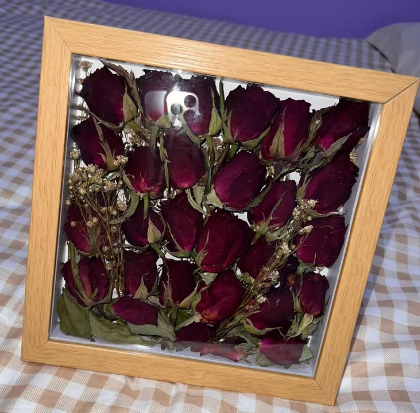 8x8 Inches | Shadowbox frame for Dried Flower Preservation