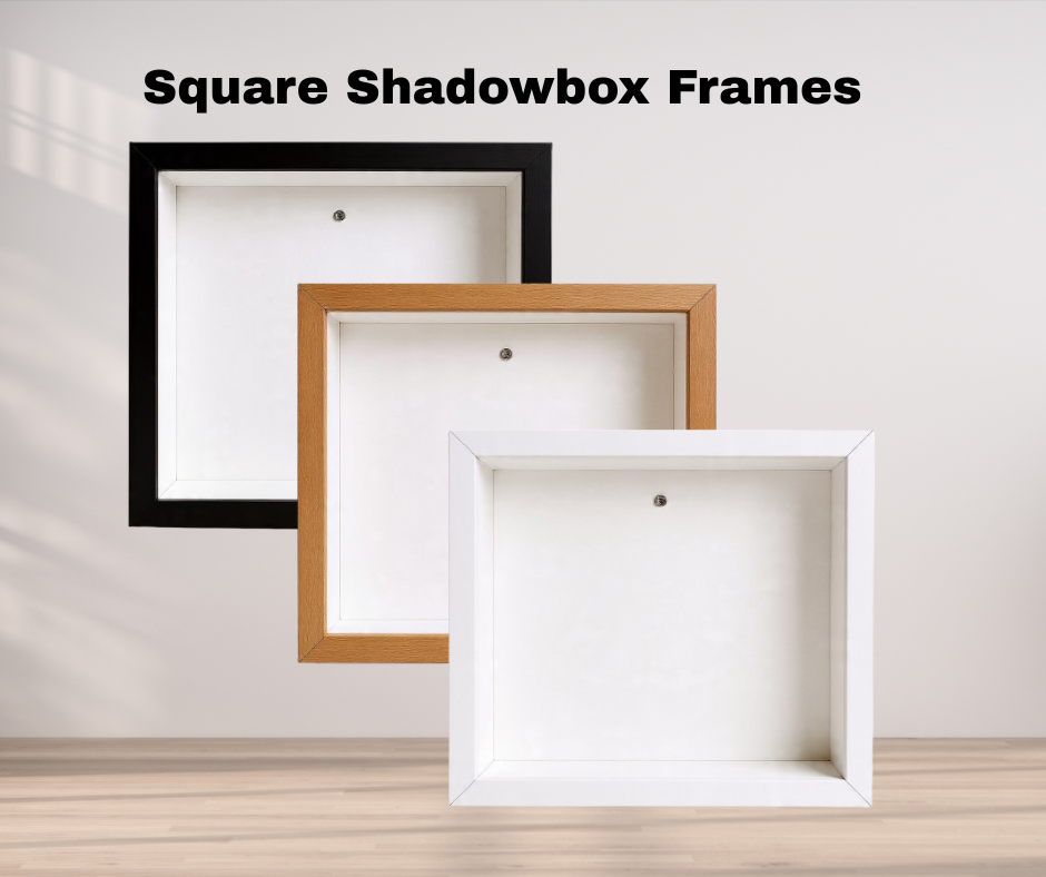 Square Display Box Shadowbox Frames