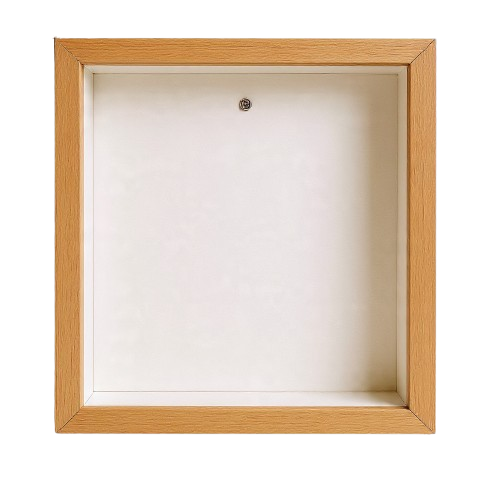 Portrait Sizes Shadowbox Flower Frame for Dried Flowers