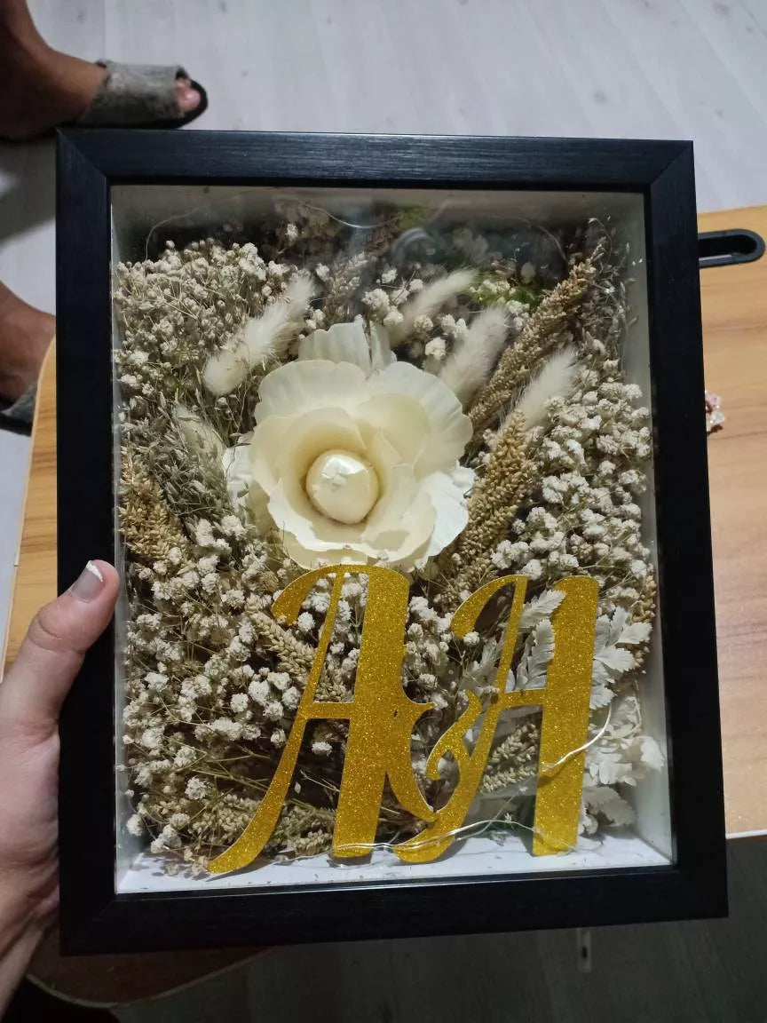 8x10 Inches | Dried Flower Preservation Display Box Shadowbox Frame
